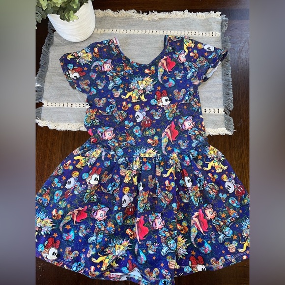 Other - Custom made disney mickey dress or tunic size 7/8 girls